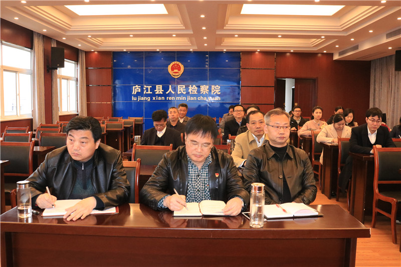 不忘初心·笃定前行——庐江县检察院党总支举办党课活动